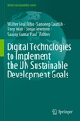 Cover: Digital Technologies to Implement the UN Sustainable Development Goals - Springer