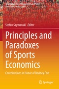 Cover: Principles and Paradoxes of Sports Economics - Springer