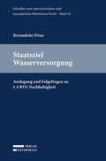 Abbildung von: Staatsziel Wasserversorgung - Verlag Österreich