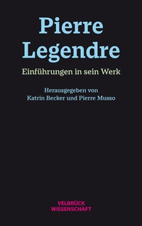 Enlarge image Cover: Pierre Legendre - Velbrück