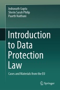 Cover: Introduction to Data Protection Law - Springer