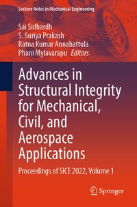 Abbildung von: Advances in Structural Integrity for Mechanical, Civil, and Aerospace Applications - Springer