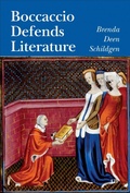 Cover: Boccaccio Defends Literature - University of Toronto Press