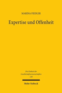 Abbildung von: Expertise und Offenheit - Mohr Siebeck