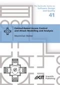 Cover: Context-based Access Control and Attack Modelling and Analysis - KIT Scientific Publishing