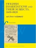 Cover: Swedish Dissertations and Their Subjects, 1600-1820 (2 Vols.) - Brill