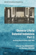 Cover: Chinese Life in Colonial Indonesia (Part.2) - Brill