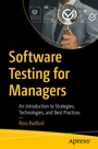 Cover: Software Testing for Managers - APress
