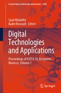 Cover: Digital Technologies and Applications - Springer