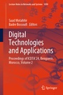 Cover: Digital Technologies and Applications - Springer