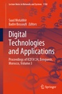 Cover: Digital Technologies and Applications - Springer
