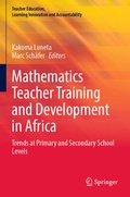 Cover: Mathematics Teacher Training and Development in Africa - Springer