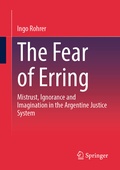 Cover: The Fear of Erring - Springer