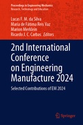 Cover: 2nd International Conference on Engineering Manufacture 2024 - Springer