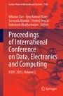 Cover: Proceedings of International Conference on Data, Electronics and Computing - Springer
