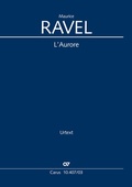 Cover: L'Aurore (Klavierauszug) - Carus-Verlag