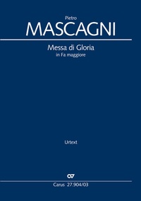 Abbildung von: Messa di Gloria (Klavierauszug) - Carus-Verlag