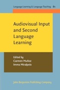 Cover: Audiovisual Input and Second Language Learning - John Benjamins Publishing Co