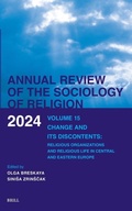 Cover: Annual Review of the Sociology of Religion. Volume 15 (2024) - Brill