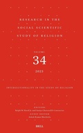 Cover: Research in the Social Scientific Study of Religion, Volume 34 - Brill