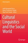 Cover: Cultural Linguistics and the Social World - Springer