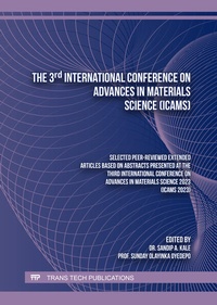 Enlarge image Cover: The 3rd International Conference on Advances in Materials Science (ICAMS) - Trans Tech Publications Ltd