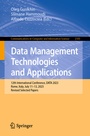 Cover: Data Management Technologies and Applications - Springer