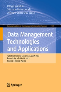 Abbildung von: Data Management Technologies and Applications - Springer