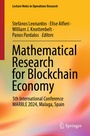 Cover: Mathematical Research for Blockchain Economy - Springer