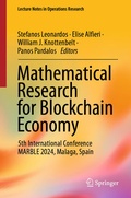 Cover: Mathematical Research for Blockchain Economy - Springer