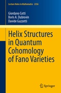 Bild: Helix Structures in Quantum Cohomology of Fano Varieties - Springer