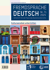 Abbildung von: Fremdsprache Deutsch - - Heft 71 (2024): Kultursensibel unterrichten - Erich Schmidt Verlag