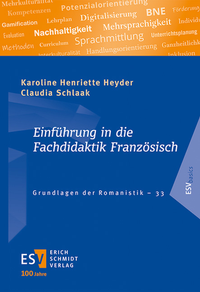 Abbildung von: Einführung in die Fachdidaktik Französisch - Erich Schmidt Verlag
