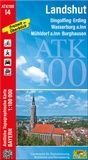 Bild: ATK100-14 Landshut (Amtliche Topographische Karte 1:100000) - Landesamt für Digitalisierung, Breitband und Vermessung, Bayern