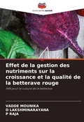 Cover: Effet de la gestion des nutriments sur la croissance et la qualite de la betterave rouge - Editions Notre Savoir