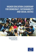 Cover: Higher education leadership for democracy, sustainability and social justice - Council of Europe