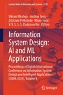 Cover: Information System Design: AI and ML Applications - Springer
