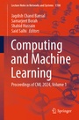 Cover: Computing and Machine Learning - Springer