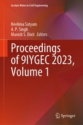 Cover: Proceedings of 9IYGEC 2023, Volume 1 - Springer