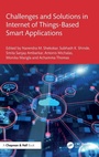 Cover: Challenges and Solutions in Internet of Things-Based Smart Applications - Chapman & Hall/CRC