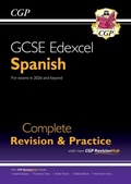 Cover: New GCSE Spanish Edexcel Complete Revision & Practice with CGP RevisionHub (for exams from 2026) - Coordination Group Publications Ltd (CGP)