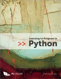 Enlarge image Cover: Learning to program in Python - PG Online Ltd