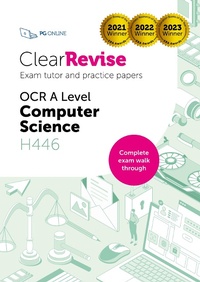 Enlarge image Cover: ClearRevise Exam Tutor OCR A Level Computer Science H446 - PG Online Ltd