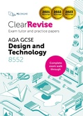 Cover: ClearRevise AQA ExamTutor Design & Technology 8552 - PG Online Ltd