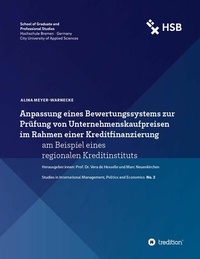 Abbildung von: Anpassung eines Bewertungssystems zur Prüfung von Unternehmenskaufpreisen im Rahmen einer Kreditfinanzierung - Tredition Gmbh
