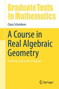 Abbildung von: A Course in Real Algebraic Geometry - Springer