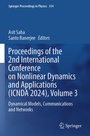 Cover: Proceedings of the 2nd International Conference on Nonlinear Dynamics and Applications (ICNDA 2024), Volume 3 - Springer