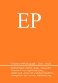 Cover: Lehren und Lernen mit und &uuml;ber K&uuml;nstliche Intelligenz in der Aus- und Weiterbildung - Verlag Empirische P&auml;dagogik