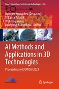 Cover: AI Methods and Applications in 3D Technologies - Springer
