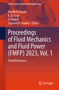 Cover: Proceedings of Fluid Mechanics and Fluid Power (FMFP) 2023, Vol. 1 - Springer